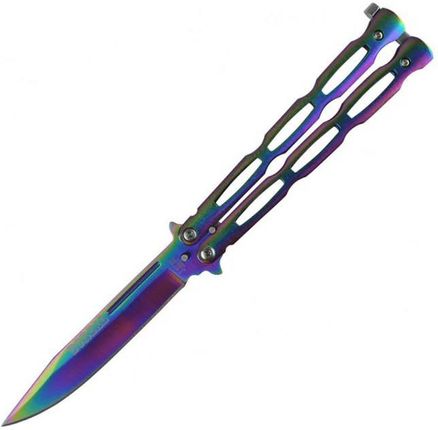 Nóż składany motylek Joker JKR507 Rainbow