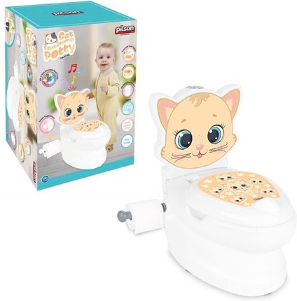 Coil nocnik interaktywny nocniczek biały dla dziecka toaleta kotek