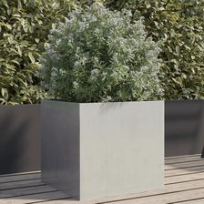 VidaXL Donica Srebrna 42X40X39cm Stal Nierdzewna 841555