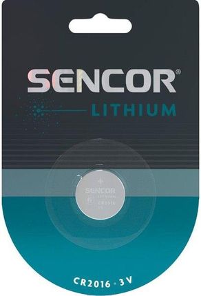 Sencor Bateria litowe CR2016 3V 1-pack (SBACR20161BPLI)