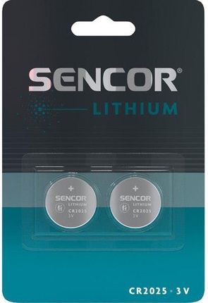 Sencor Bateria litowe CR2025 3V 2-pack (SBACR20252BPLI)