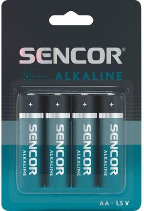 Sencor Bateria alkaliczna AA 1.5V 4-pack (SBALR64BPAAALK)