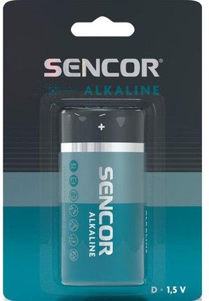 Sencor Bateria alkaliczna ogniwo typ D 1.5V 1-pack (SBALR201BPDALK)