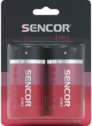 Sencor Bateria alkaliczna ogniwo typ D 1.5V 2-pack (SBAR202BPDZN)