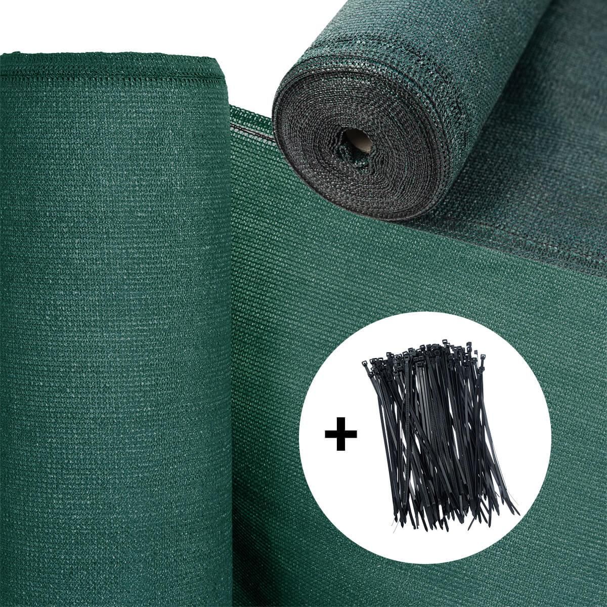 Siatka Ogrodowa Cieniuj ca 1 5x50m Dark Green Opaski Zaciskowe siatka-ogrodowa-cieniuj-ca-1-5x50m-dark-green-opaski-zaciskowe