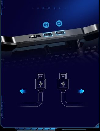 PODSTAWKA PODKŁADKA CHŁODZĄCA POD LAPTOP-A do 16'' M555086