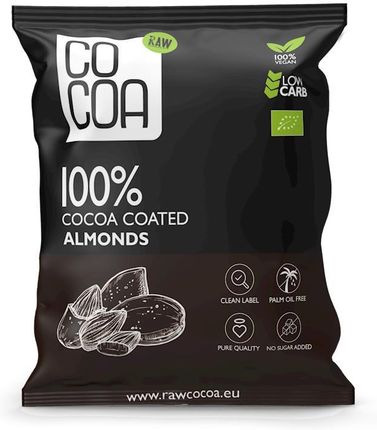 Cocoa Migdały W Kakao Bez Dodatku Cukru Bio 70g