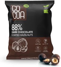Cocoa Orzechy Laskowe W Czekoladzie Ciemnej 88 % Bio 70g