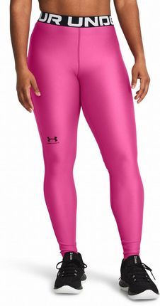 Damskie legginsy Under Armour HG Authentics Legging Wielkość: S / Kolor: różowy/czarny