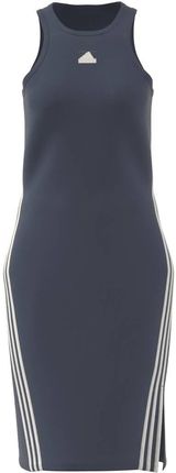 Sukienka damska adidas FUTURE ICONS 3-STRIPES granatowa IS3659