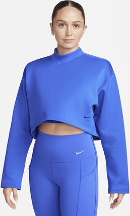Damska koszulka oversize Dri-FIT Nike Prima FutureMove - Niebieski