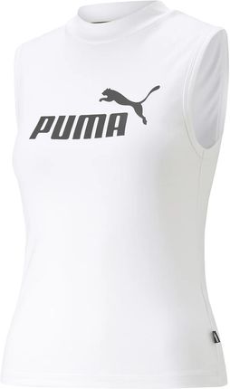 Damski Bezrękawnik Puma Ess Slim Logo Tank 67369502 – Biały