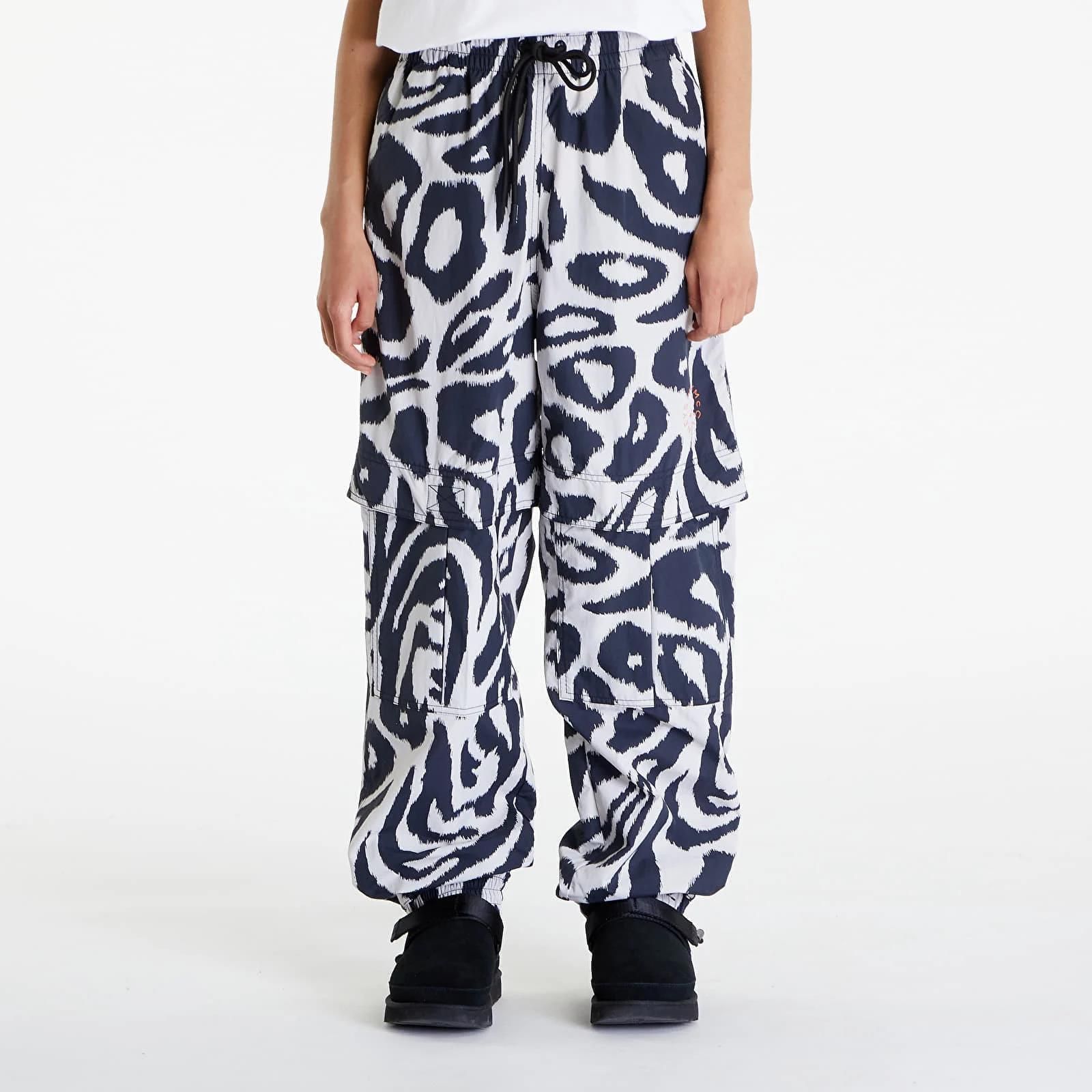 Adidas X Stella Mccartney Woven Printed Track Pant Chalk Pearl Black