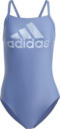 Kostium kąpielowy damski adidas Big Logo niebieski IA3192
