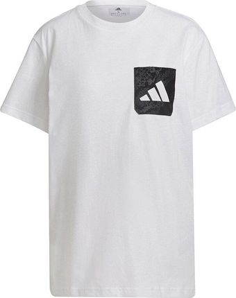 Koszulka Damska adidas Lace Camo Gfx 1 Biała Gt8832