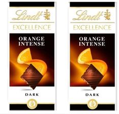 Zdjęcie Sonem Lindt Excellence Gorzka Czekolada Z Pomarańczą I Migdałami 2x100g - Kazimierza Wielka