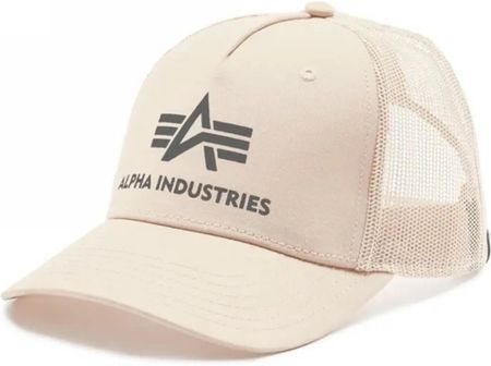 Alpha Industries Czapka Basic Trucker Cap 186902 578 - Jet Stream White