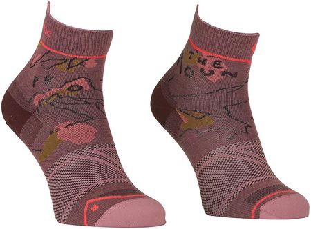 Damskie skarpety Ortovox Alpine Light Quarter Socks W Rozmiar skarpet: 42-44 / Kolor: różowy/fioletowy