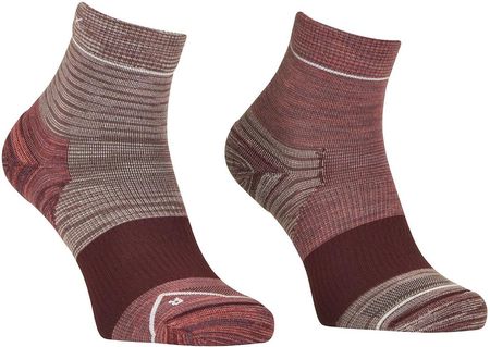 Damskie skarpety Ortovox Alpine Quarter Socks W Rozmiar skarpet: 35-38 / Kolor: różowy/bordowy