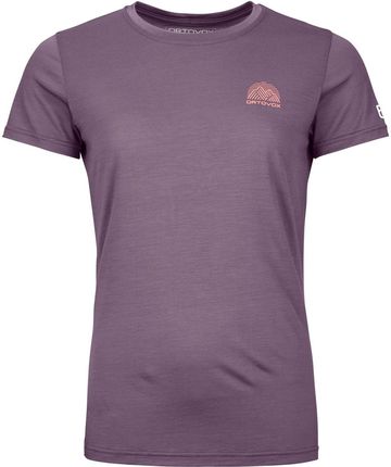 Koszulka damska Ortovox 120 Cool Tec Mtn Stripe Ts W Wielkość: L / Kolor: fioletowy