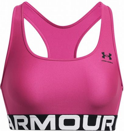 Biustonosz Under Armour HG Authentics Mid Branded Wielkość: XL / Kolor: różowy/czarny