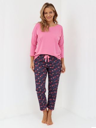 Piżama 152 Różowo-Granatowy (Rozmiar XL)