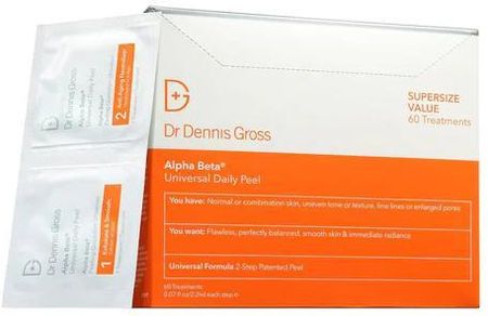 DR DENNIS GROSS - Alpha Beta® - Codzienny peeling o uniwersalnej formule 60 sztuk