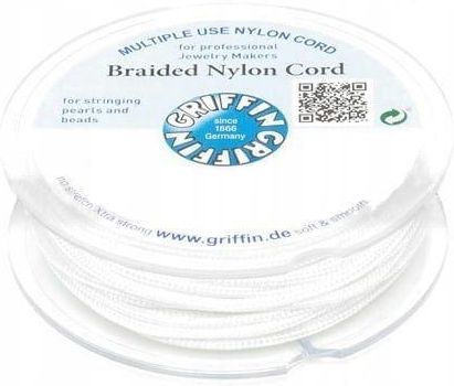 Griffin Braided Nylon Cords Sznurek Nylonowy Pleciony 1,5Mm 10M - White 158330