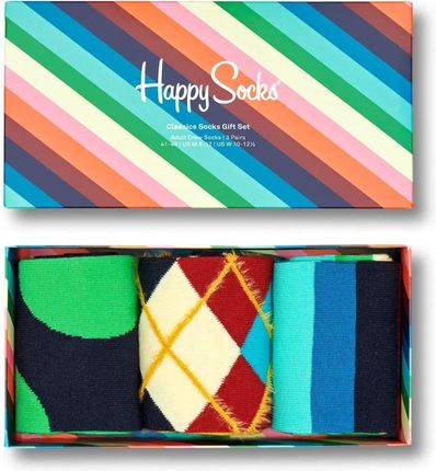Skarpetki Happy Socks Classics Giftbox 3-pack- XCCS08-7303