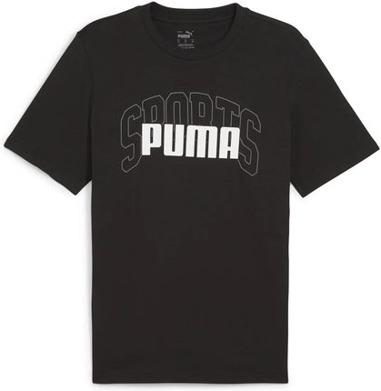 Męska Koszulka z krótkim rękawem Puma Graphics Collegiate Tee 68017701 – Czarny