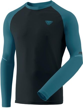 Koszulka męska Dynafit Alpine Pro M L/S Tee Wielkość: L / Kolor: czarny/niebieski
