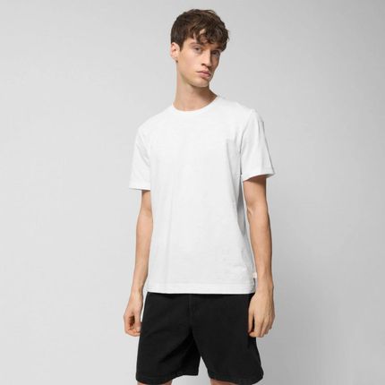 Męski t-shirt oversize Outhorn OTHWSS24TTSHM1507 - biały
