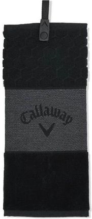 Ręcznik Do Kijów Golfowych Callaway Tri-Fold Czarny 40X53cm