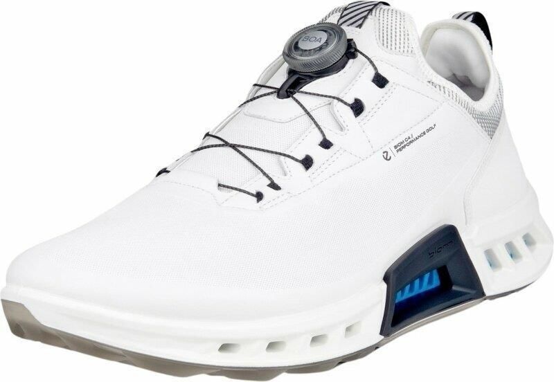 【エコー】ECCO MEN'S GOLF BIOM C4 (25.5) レザー ECCO Golf BIOM C4 Men メンズ レザーGore-Texゴルフシューズ