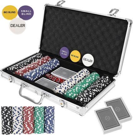 Iso Trade Poker - zestaw 300 żetonów w walizce HQ 23528