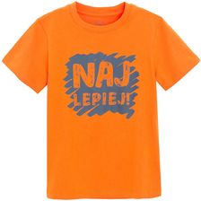 Zdjęcie Cool Club, T-shirt chłopięcy, pomarańczowy - Choszczno