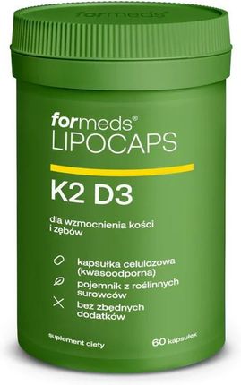 Formeds Lipokaps. K2 D3