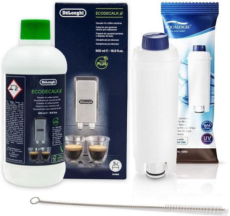 Aqualogis Zestaw Do Delonghi Al-S002 1szt. Odkamieniacz Ecodecalk 500ml Szczotka Aq-434