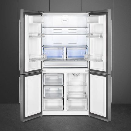 Lodówka Smeg FQ60XDE Side by Side 182 cm Srebrna - zdjęcie 2