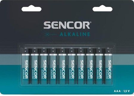 Sencor Bateria alkaliczna AAA 1.5V 10-pack (SBALR0310BPAAAAL)