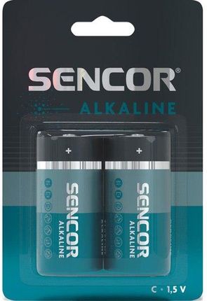 Sencor Bateria alkaliczna ogniwo typ C 1.5V 2-pack (SBALR142BPCALK)