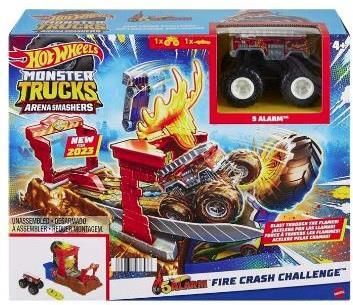 Hot Wheels Monster Trucks Arena Smashers 5 Alarm Ognista demolka HNB90