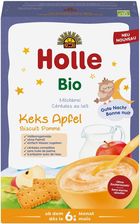 Zdjęcie HOLLE Bio Kaszka mleczna owsianka ciastka i jabłko, 250g  - Twardogóra