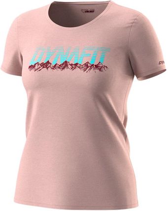 Koszulka damska Dynafit Graphic Co W S/S Tee Wielkość: S / Kolor: beżowy