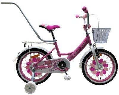 Germina Rower Dziecięcy Bmx 16 Cali Dla Dziewczynki Różowy