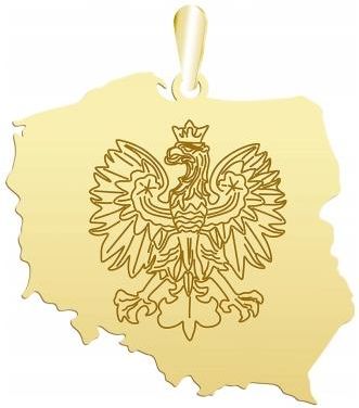 Zawieszka Złota POLSKA 925 Urodziny Biżuteria Damska GRAWER GRATIS