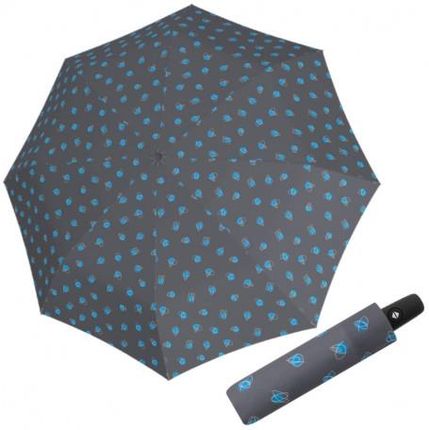 Hit Magic Candy Blue - w pełni automatyczny parasol damski