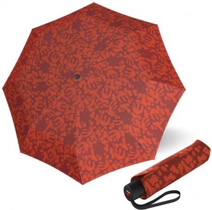 KNIRPS A.050 MEDIUM Organic Magma - elegancki damski parasol składany