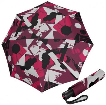 KNIRPS A.200 EXPLORE HIBISCUS - elegancki damski parasol w pełni automatyczny