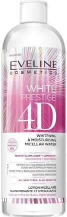 Eveline Cosmetics Eveline Cosmetics White Prestige 4D Wybielający I Nawilżający Płyn Micelarny 400Ml